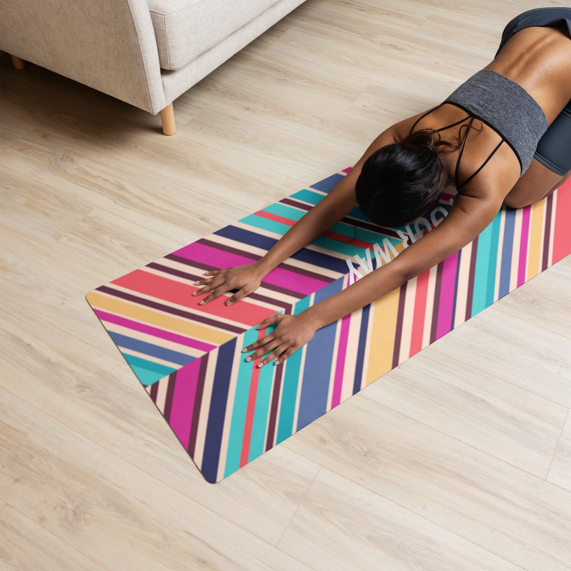 Colorful best sale yoga mat