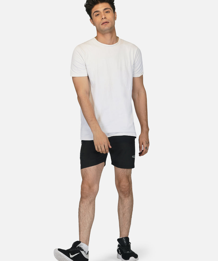 NS Lycra Black Short RWM1010 Shorts - royaleway.com