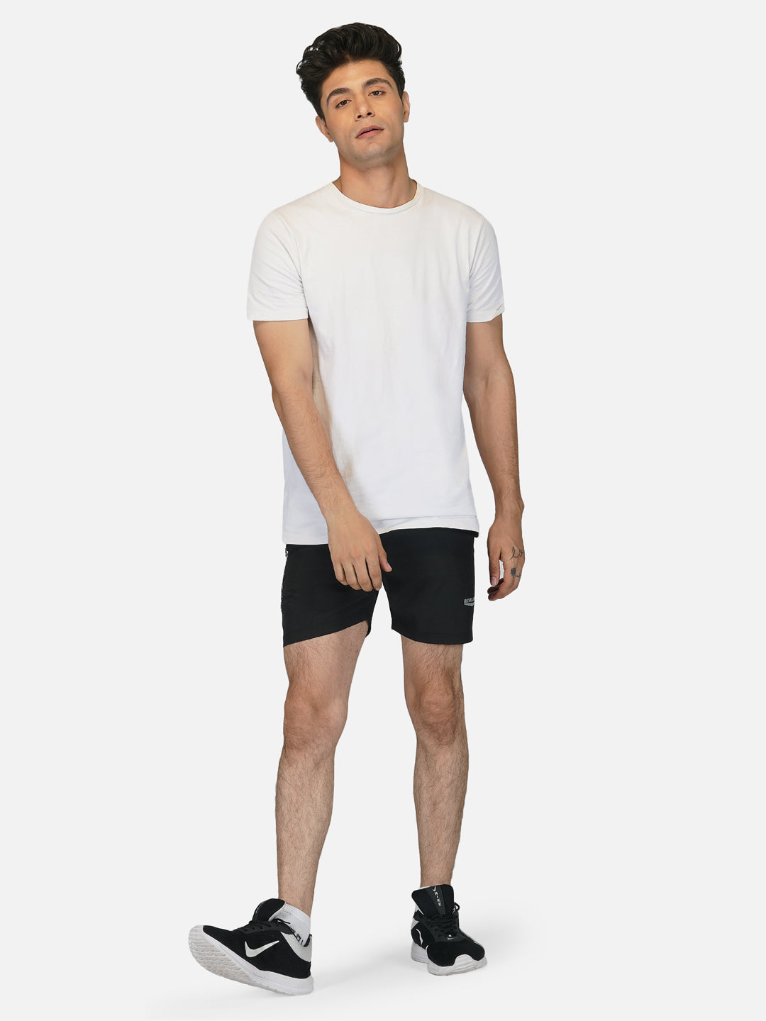NS Lycra Black Short RWM1010 Shorts - royaleway.com