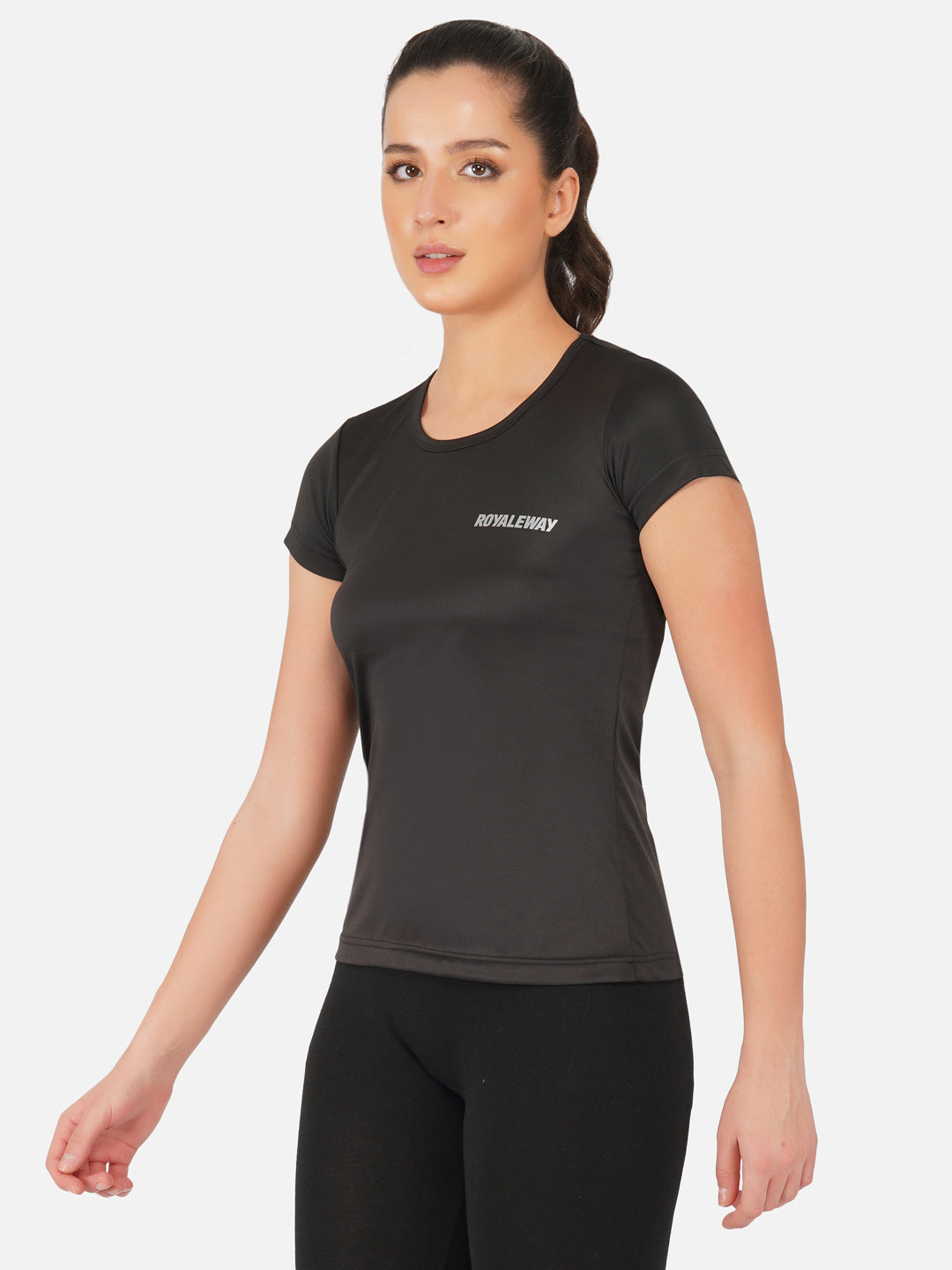 DriSOFT T Shirt Top Black Women RWW2048 T-Shirt - royaleway.com