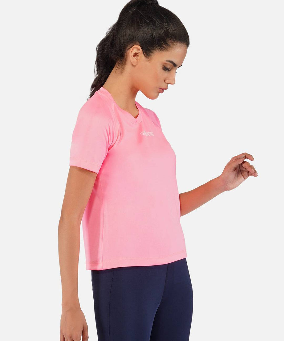 Fluorescent Pink Raglan T-Shirt RWW2061 Raglan T-Shirt - royaleway.com