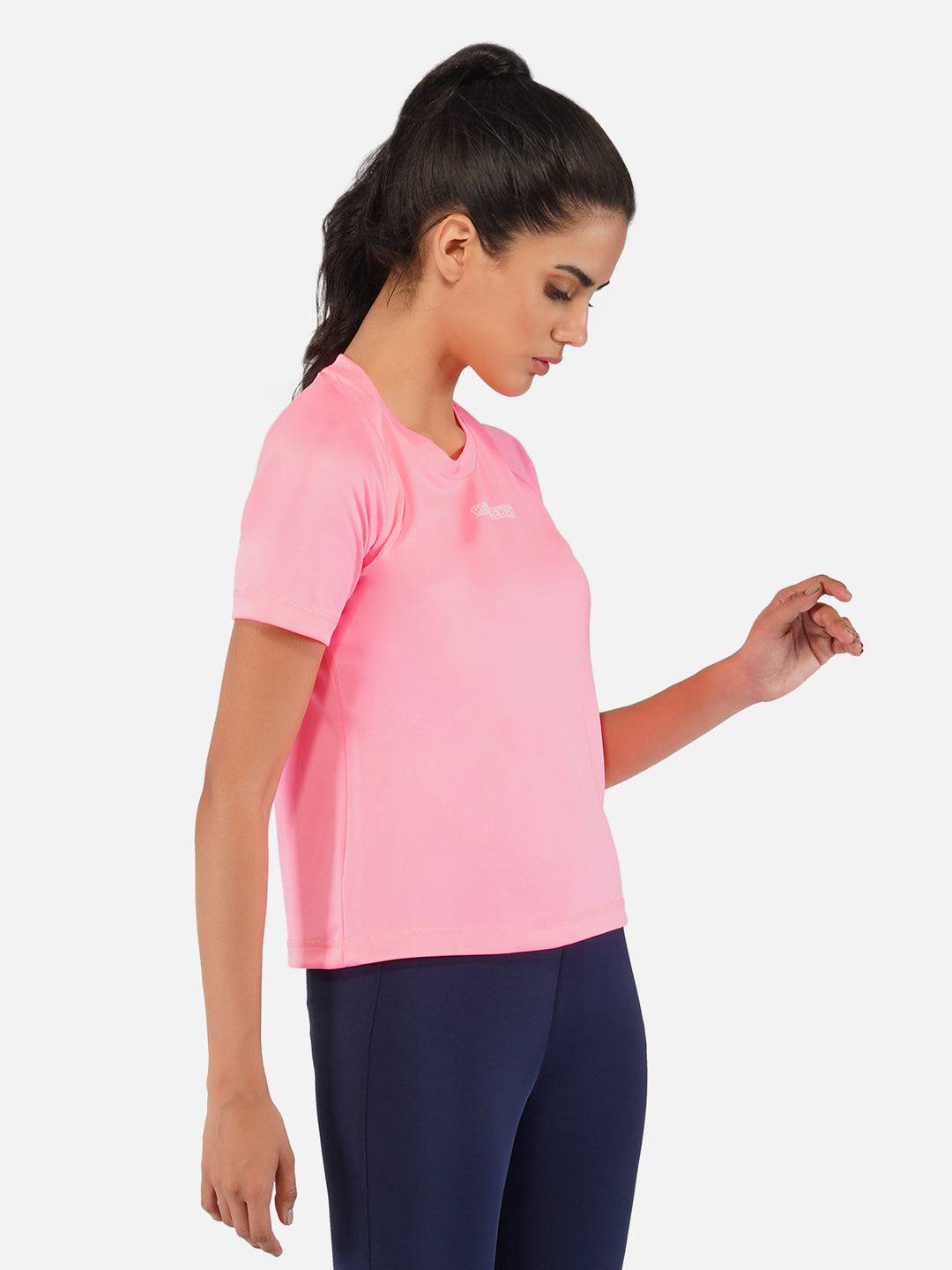 Fluorescent Pink Raglan T-Shirt RWW2061 Raglan T-Shirt - royaleway.com