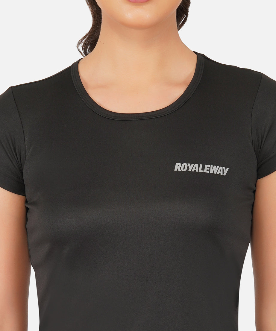 DriSOFT T Shirt Top Black Women RWW2048 T-Shirt - royaleway.com