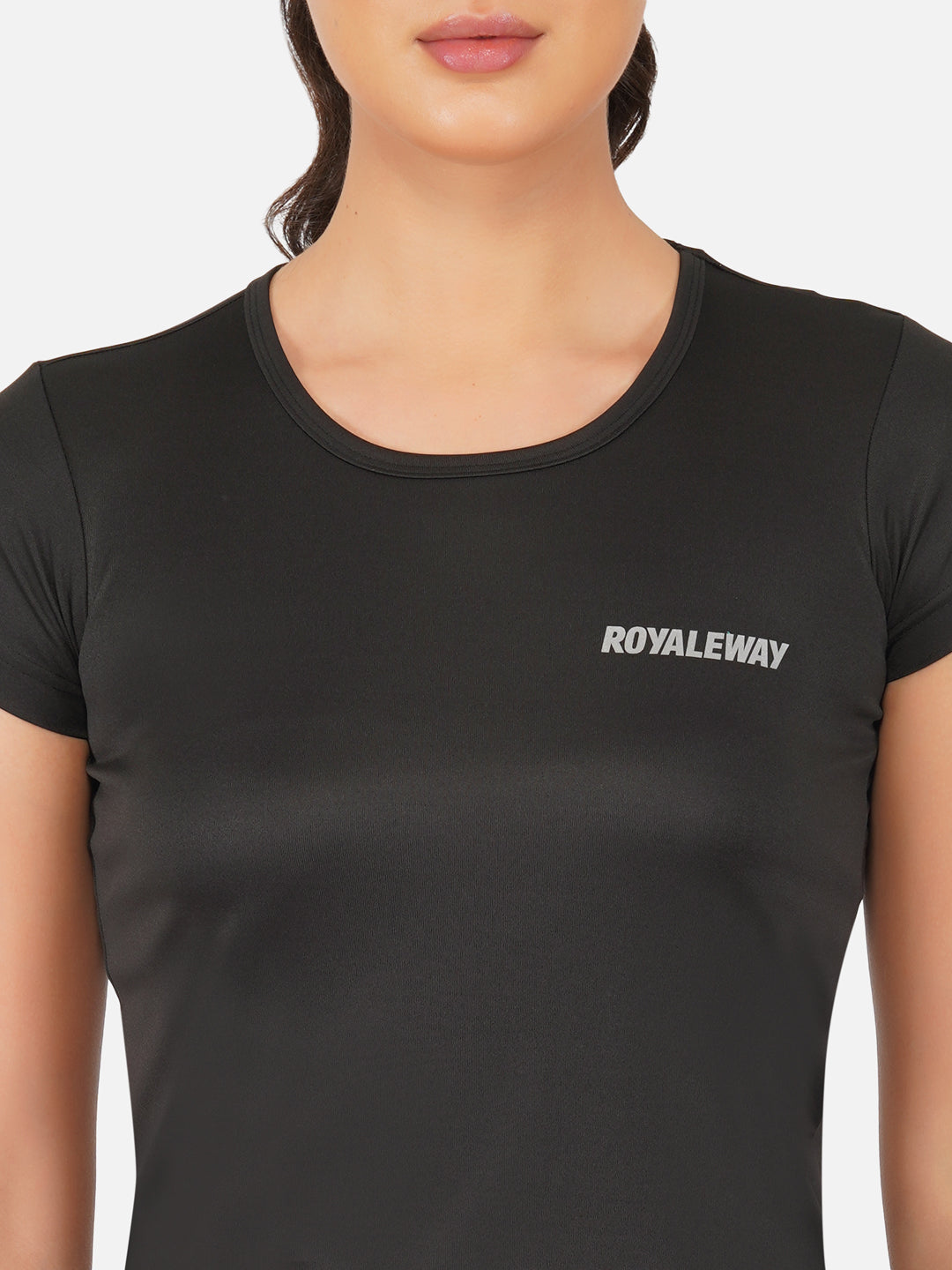 DriSOFT T Shirt Top Black Women RWW2048 T-Shirt - royaleway.com