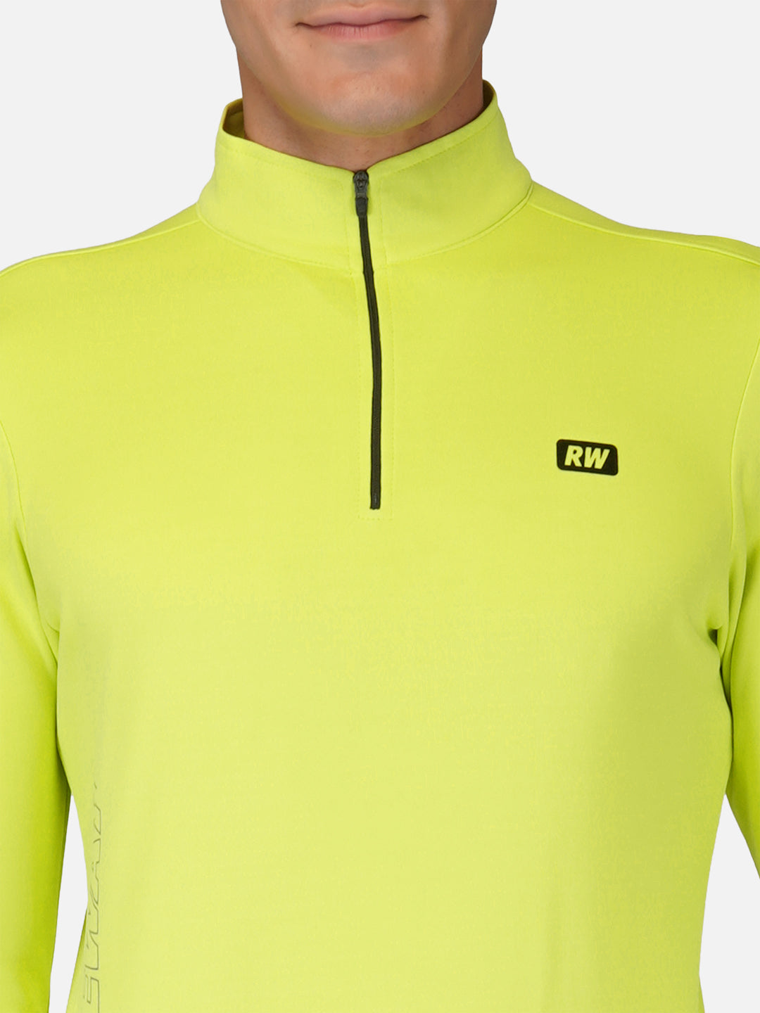 CrossFIT Neon Green Half Zipper Jacket RWM6031 Half Zipper Jacket - royaleway.com