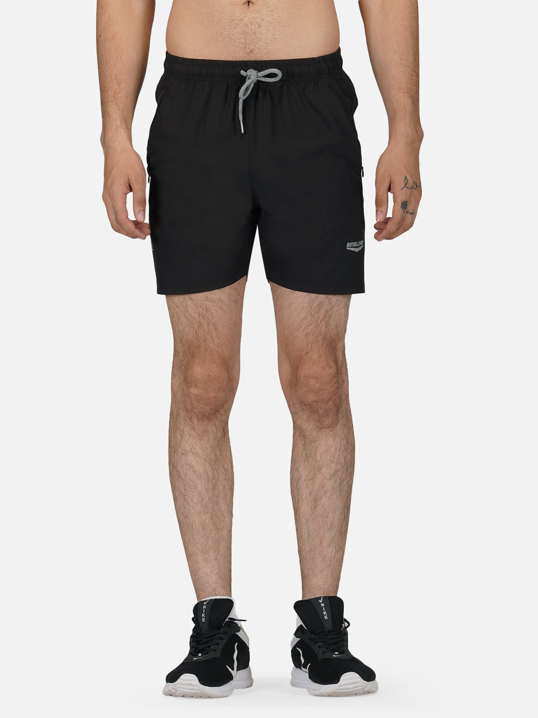 NS Lycra Black Short RWM1010 Shorts - royaleway.com