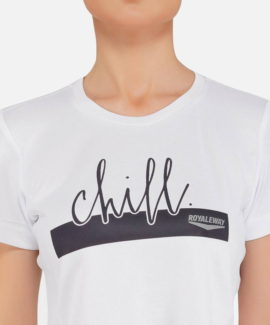 DriDOT White Long Back Crop Top RWW2035 Long Back Crop Top - royaleway.com