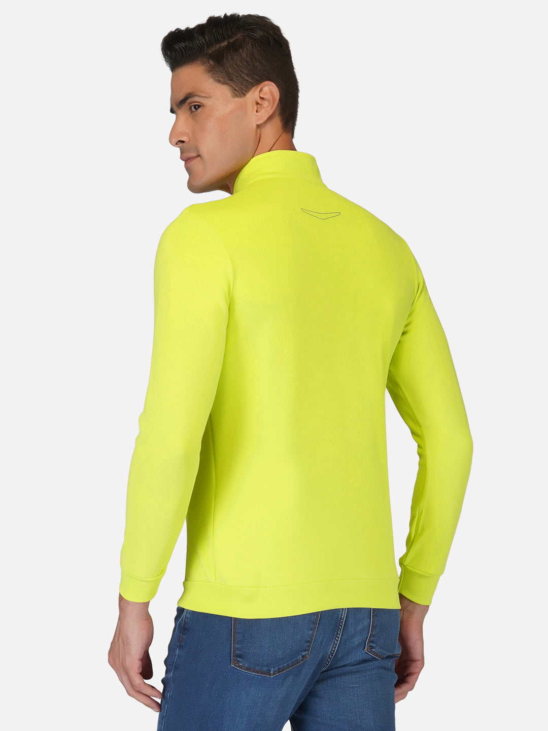 CrossFIT Neon Green Half Zipper Jacket RWM6031 Half Zipper Jacket - royaleway.com