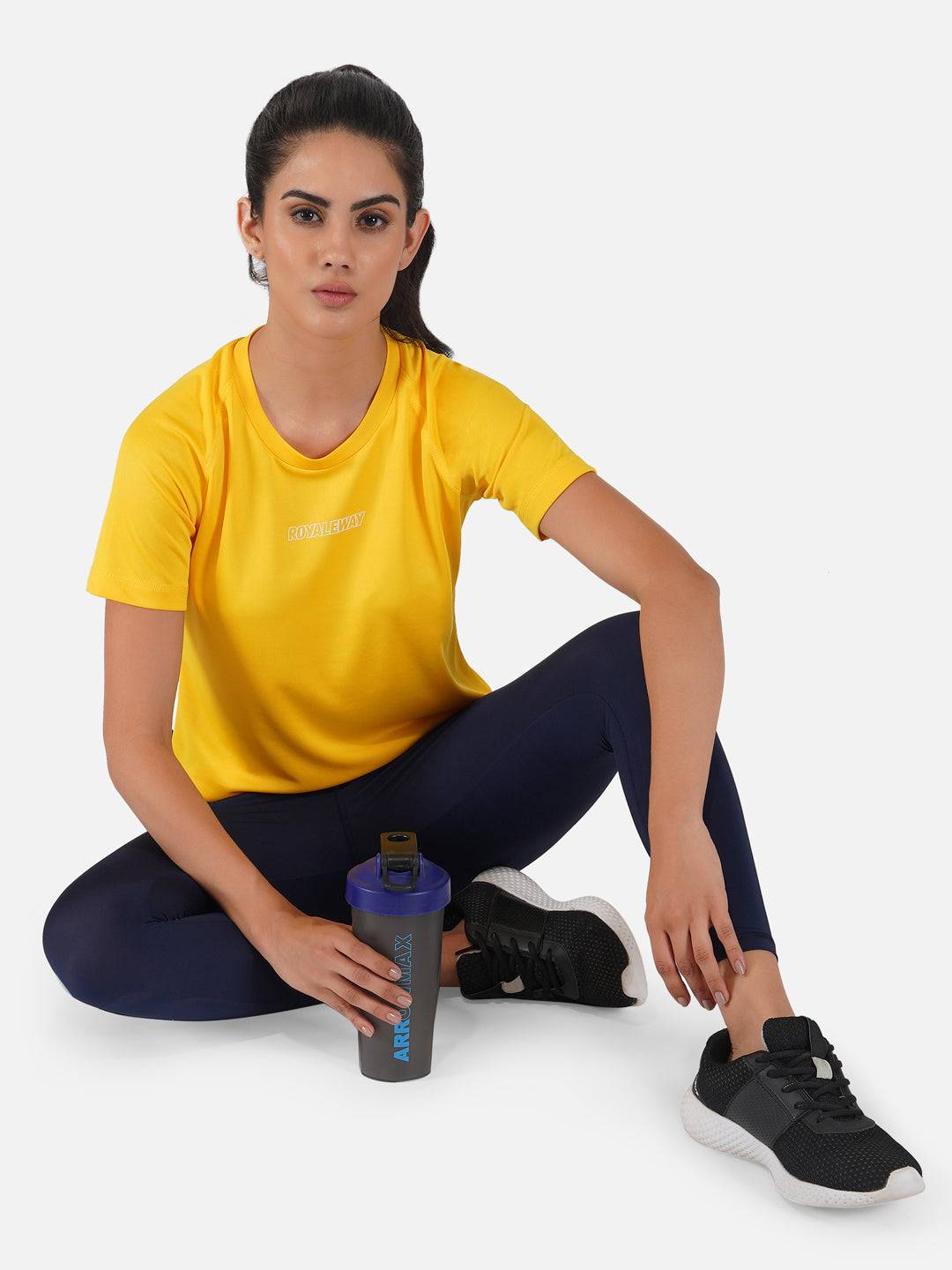 DriDOT Top T Shirt Apparel Women Raglan Golden Yellow RWW2065 Raglan T-Shirt - royaleway.com