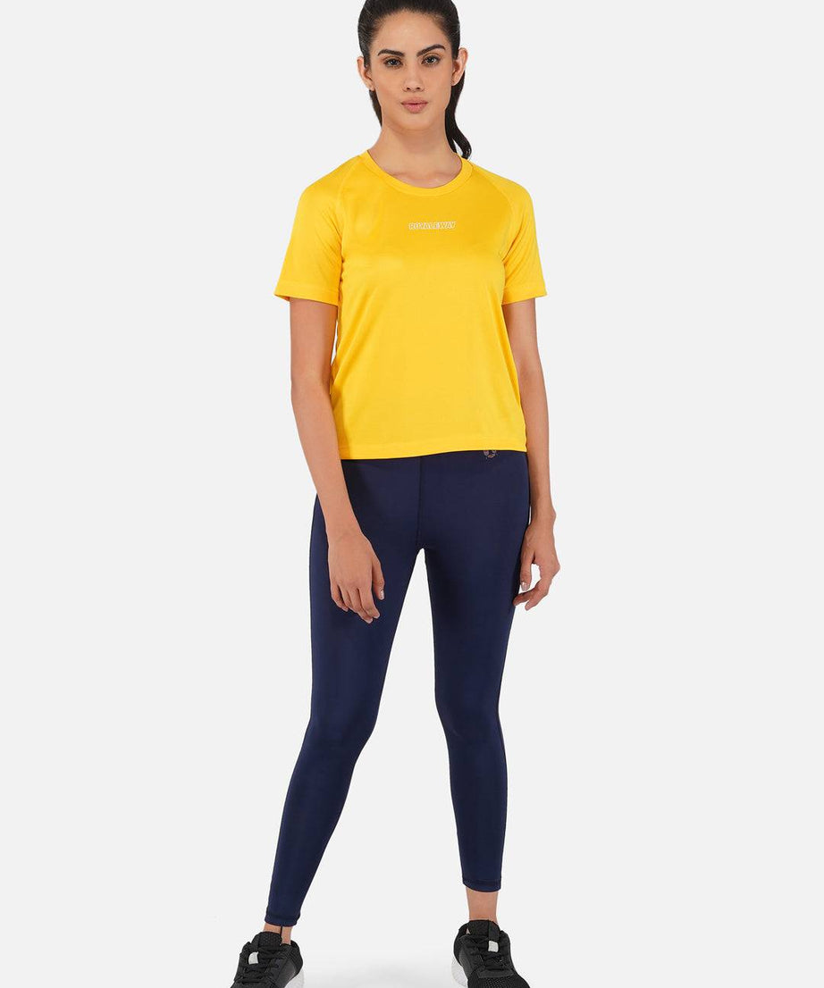 DriDOT Top T Shirt Apparel Women Raglan Golden Yellow RWW2065 Raglan T-Shirt - royaleway.com
