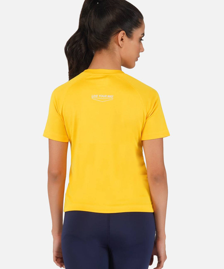 DriDOT Top T Shirt Apparel Women Raglan Golden Yellow RWW2065 Raglan T-Shirt - royaleway.com
