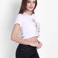 LONG BACK CROP TOP WHITE AND PINK RWW2041