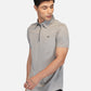 DriDOT Zipper Polo T Shirt Grey RWM2028