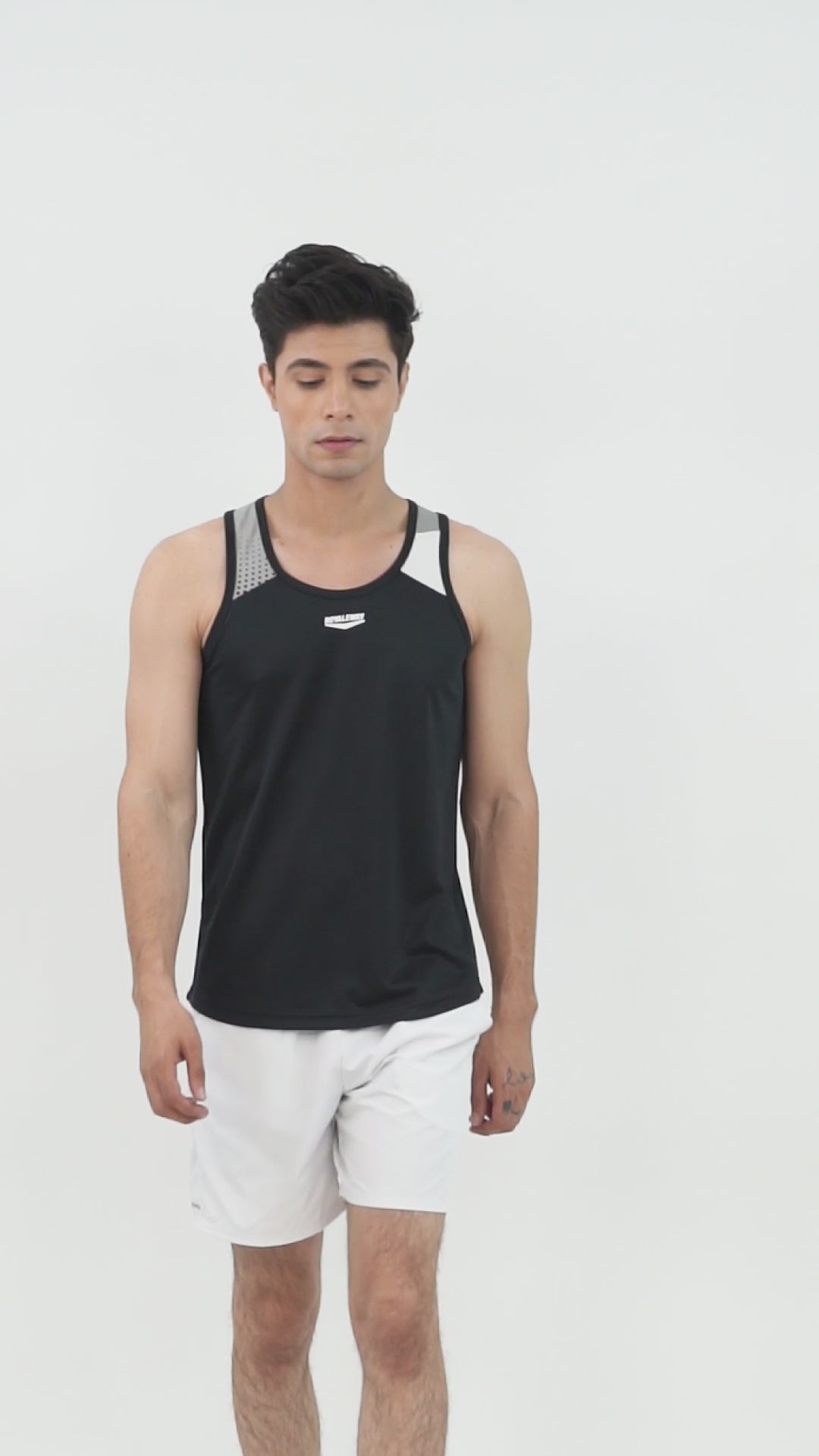 Black & Grey Designer Vest RWM4031