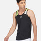 DriDOT Designer Vest Black And Fluorescent Green Men RWM4029