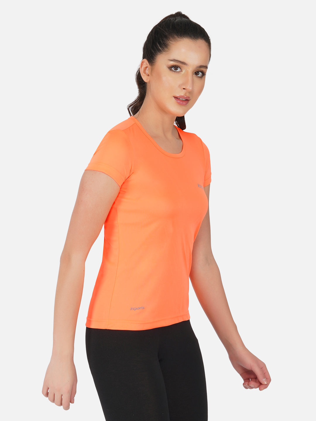 DriSOFT Fluorescent Orange RWW2049 Top T Shirt Women T-Shirt - royaleway.com