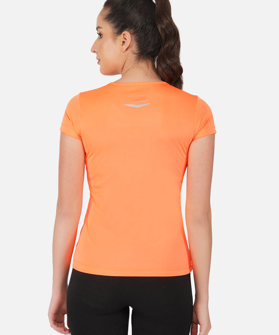 DriSOFT Fluorescent Orange RWW2049 Top T Shirt Women T-Shirt - royaleway.com