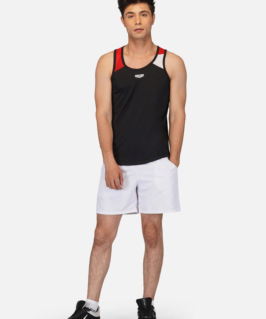 Black & Red Designer Vest RWM4030 DriDOT Vest - royaleway.com