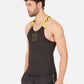 DriDOT Gym Sando Black & Yellow  Men RWM4024