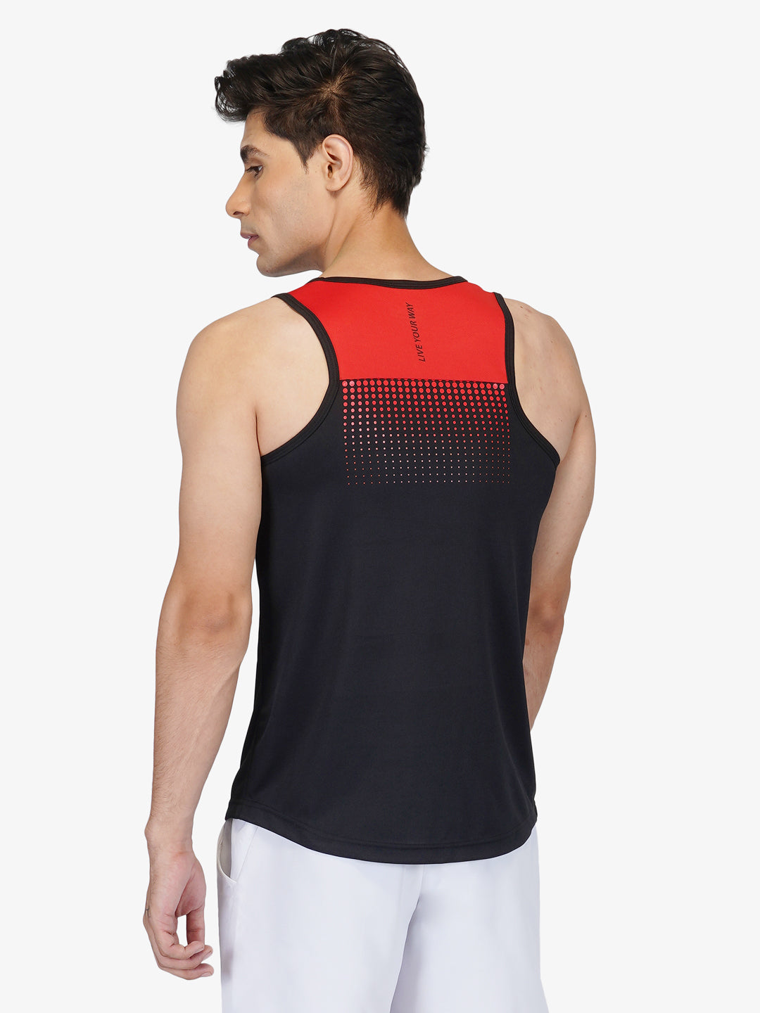 DriDOT Designer Vest Black And Red Men RWM4030