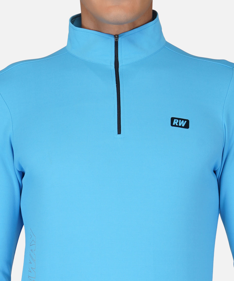 CrossFIT T Blue Half Zipper Jacket RWM6033 Half Zipper Jacket - royaleway.com