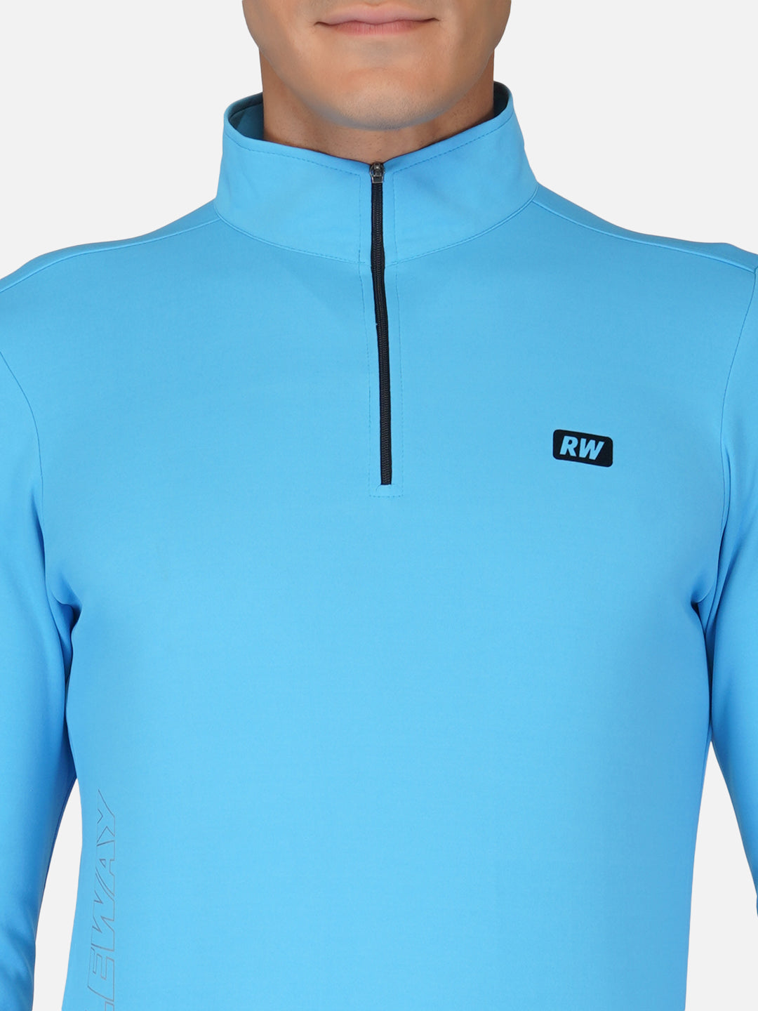 CrossFIT T Blue Half Zipper Jacket RWM6033 Half Zipper Jacket - royaleway.com