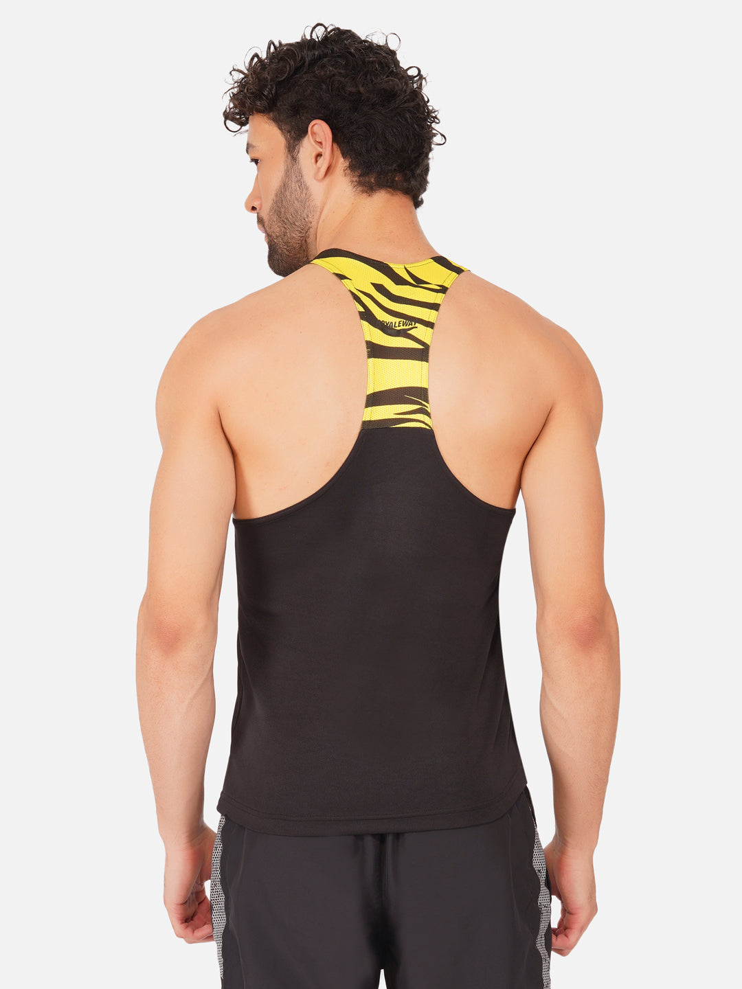 Black & Yellow Gym Sando RWM4024