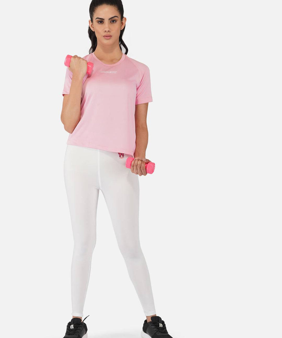 DriDOT Baby Pink Raglan T-Shirt RWW2059 Raglan T-Shirt - royaleway.com