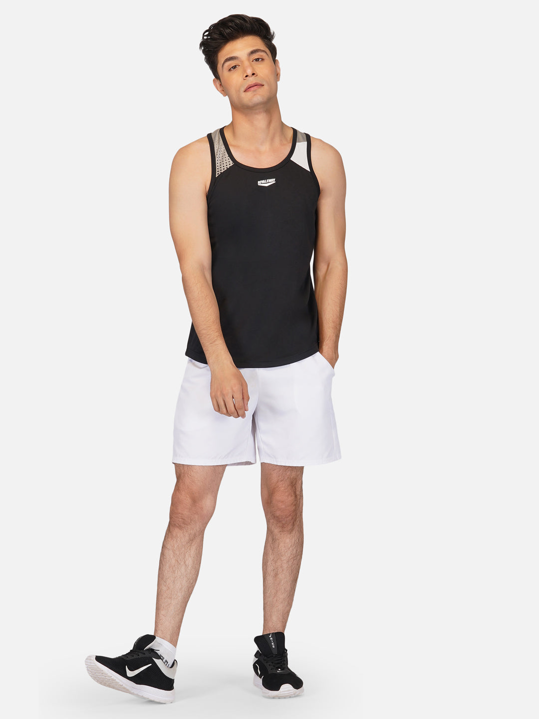 Black & Grey Designer Vest RWM4031 DriDOT Vest - royaleway.com