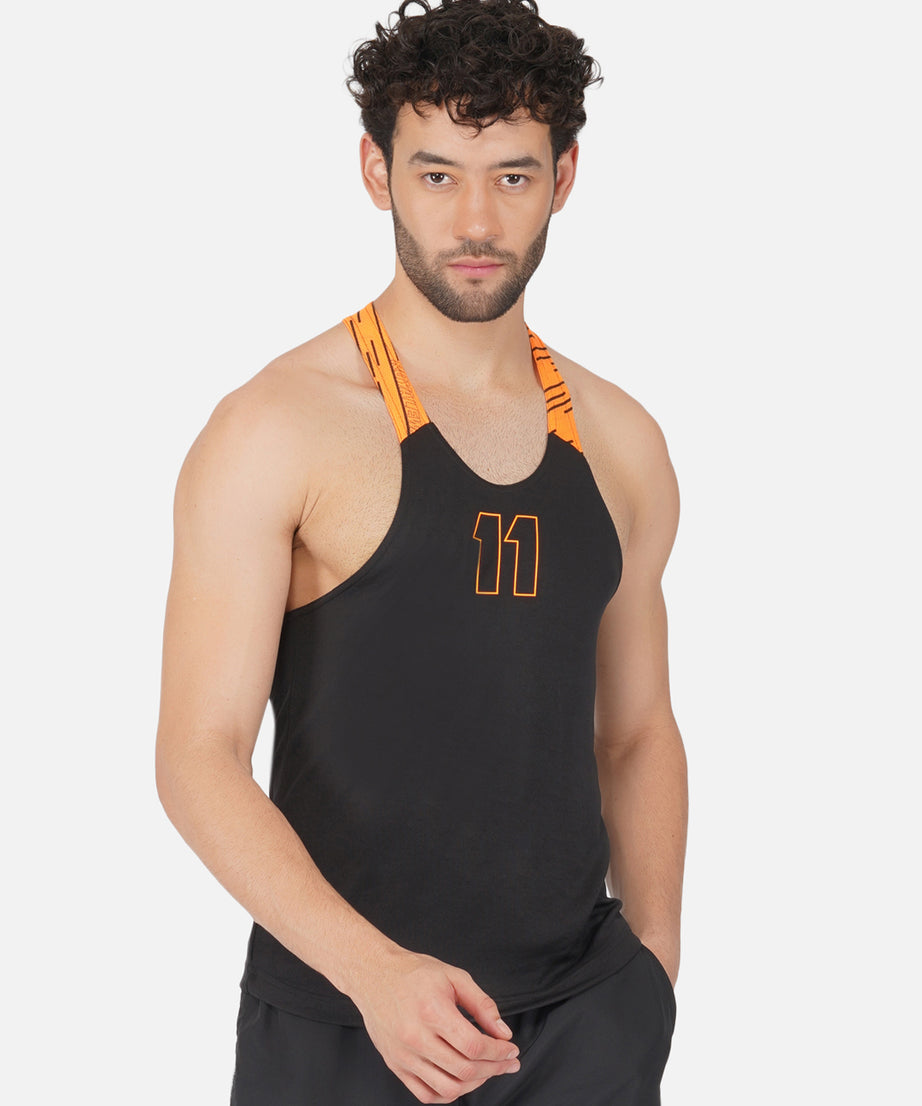DriDOT Black & Orange Vest RWM4025