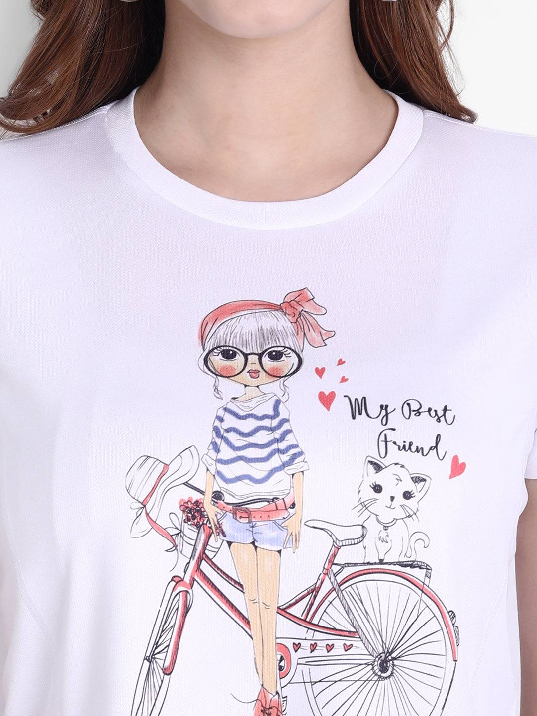 DriDOT White Long Back Crop Top RWW2041 Long Back Crop Top - royaleway.com