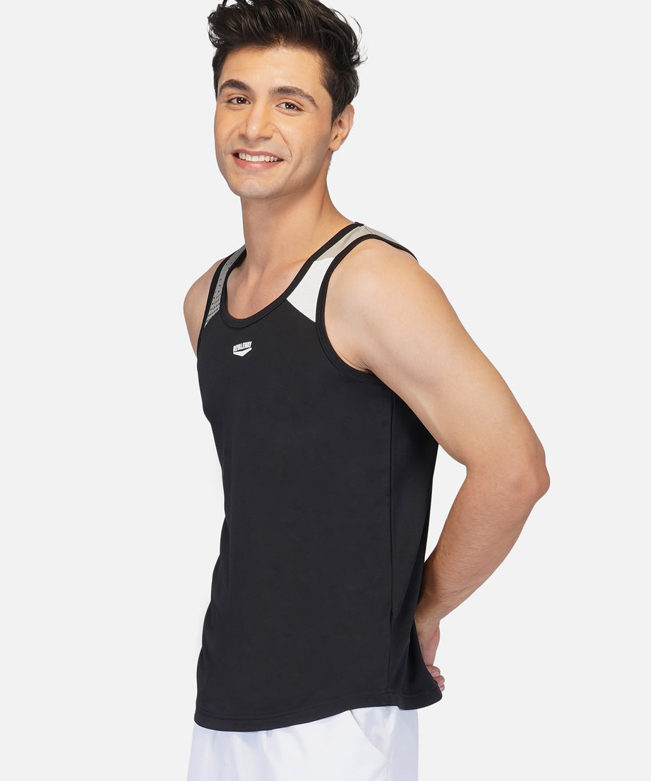 Black & Grey Designer Vest RWM4031 DriDOT Vest - royaleway.com