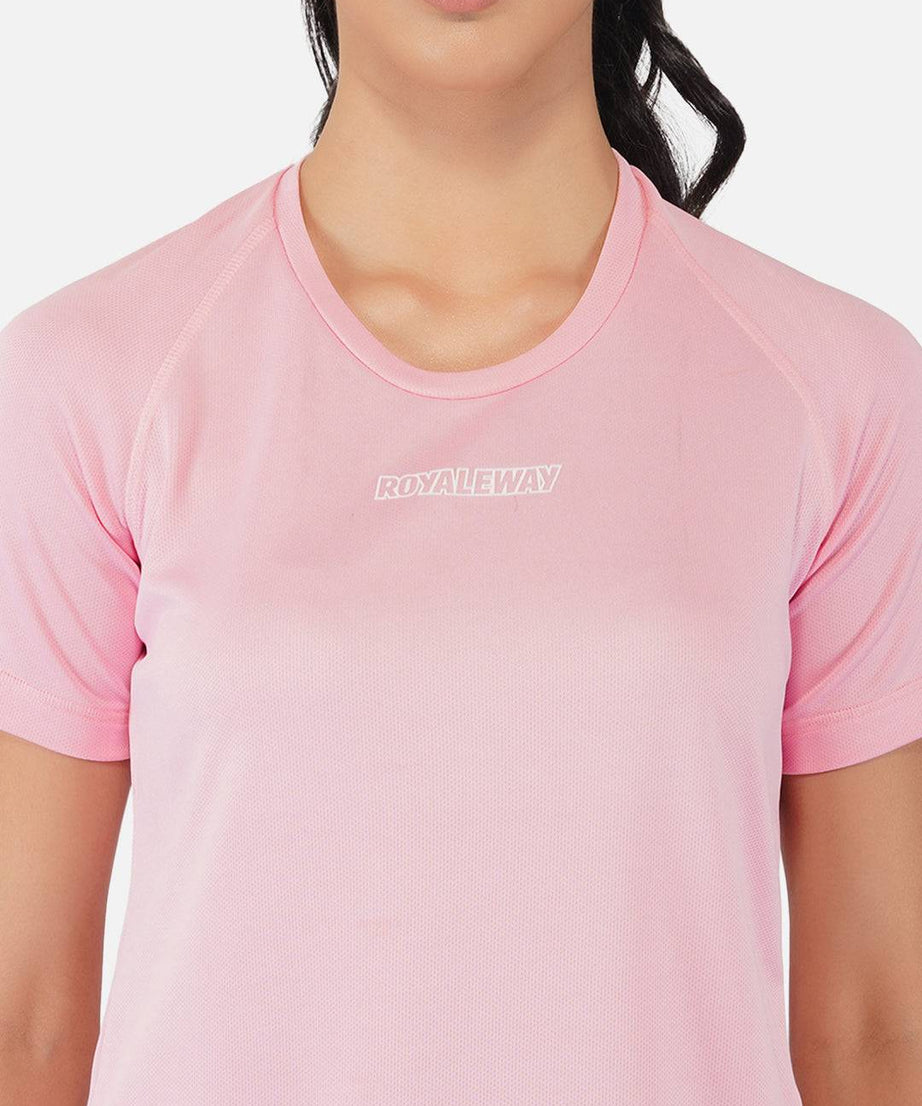 DriDOT Baby Pink Raglan T-Shirt RWW2059 Raglan T-Shirt - royaleway.com