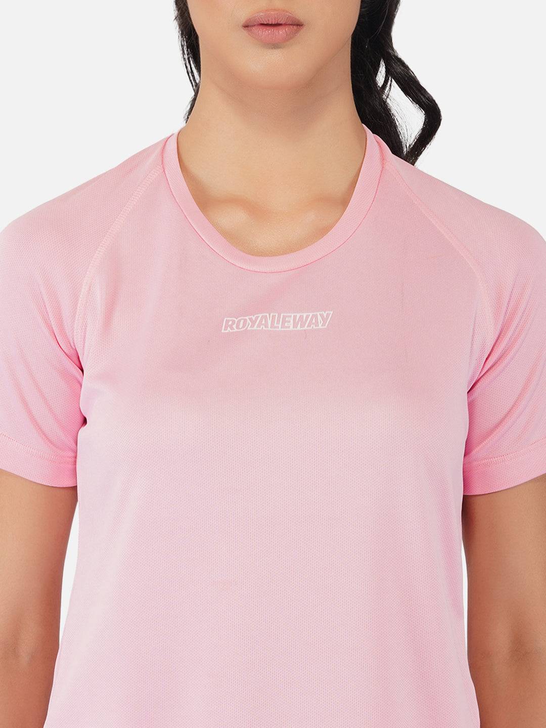 DriDOT Baby Pink Raglan T-Shirt RWW2059 Raglan T-Shirt - royaleway.com