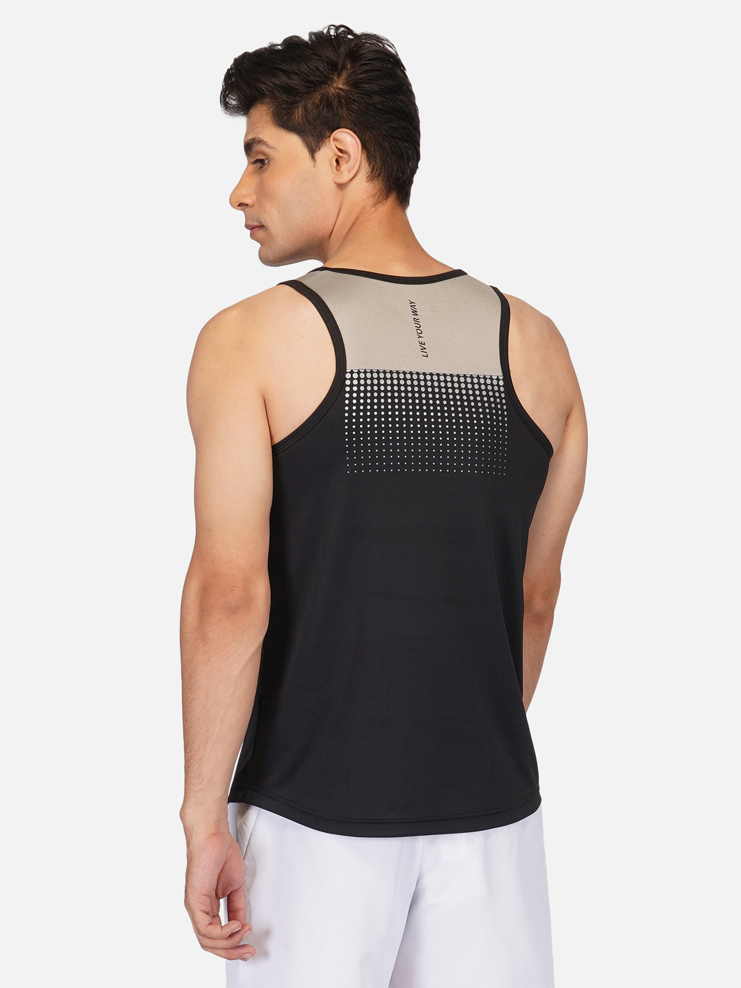 Black & Grey Designer Vest RWM4031 DriDOT Vest - royaleway.com