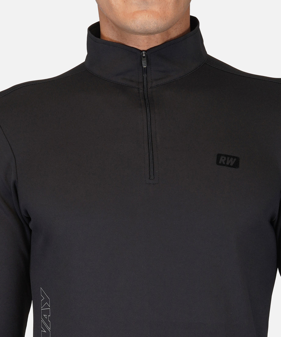 CrossFIT Black Half Zipper Jacket RWM6032 Half Zipper Jacket - royaleway.com