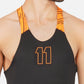 DriDOT Gym Vest Sando Black & Orange Men RWM4025