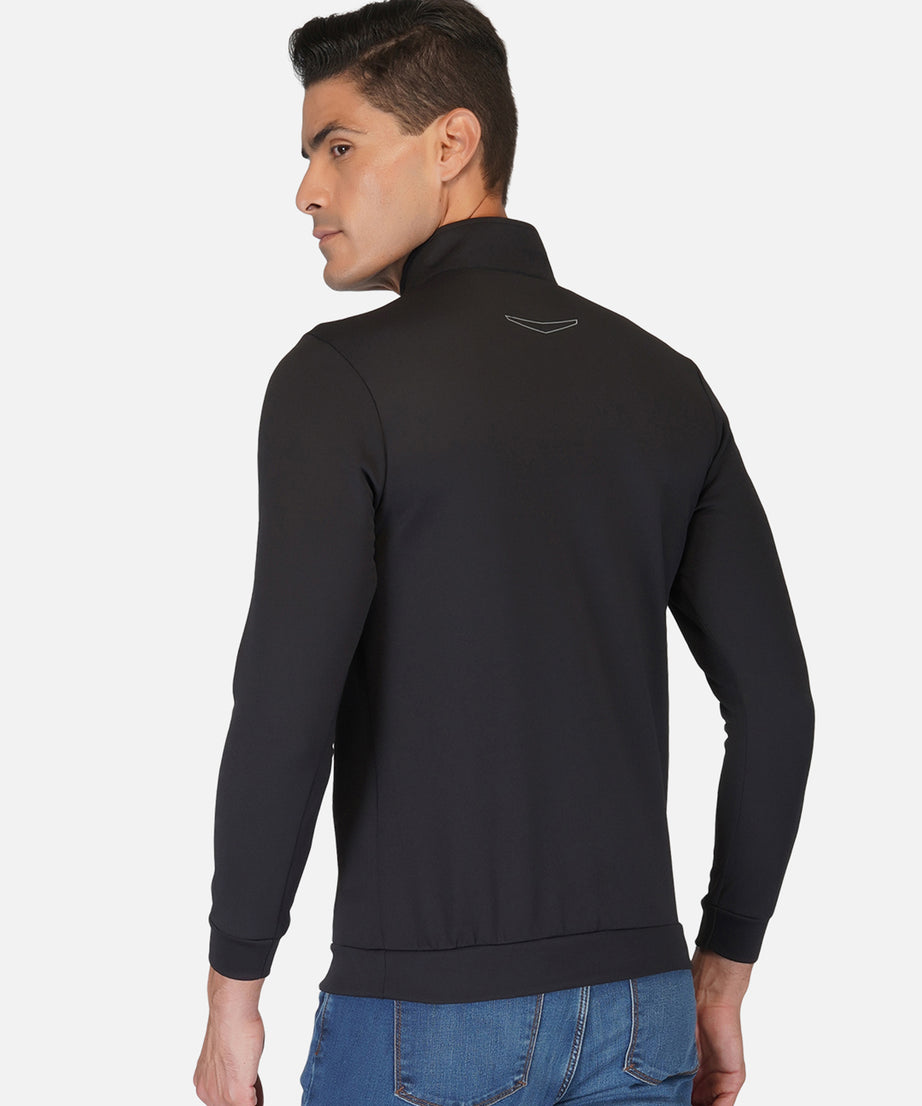 CrossFIT Black Half Zipper Jacket RWM6032 Half Zipper Jacket - royaleway.com