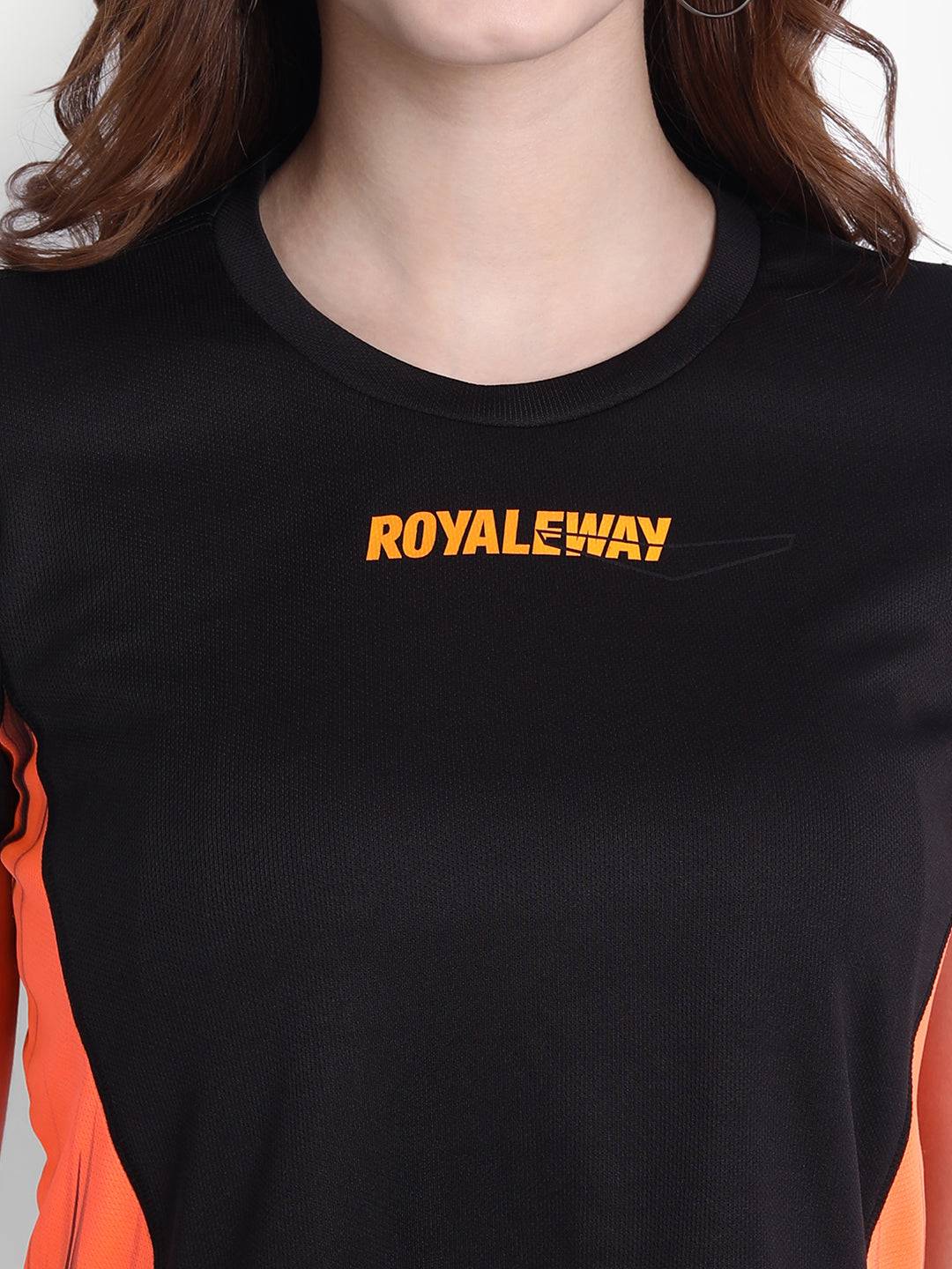 DriDOT Black Long Back Crop Top RWW2039 Long Back Crop Top - royaleway.com