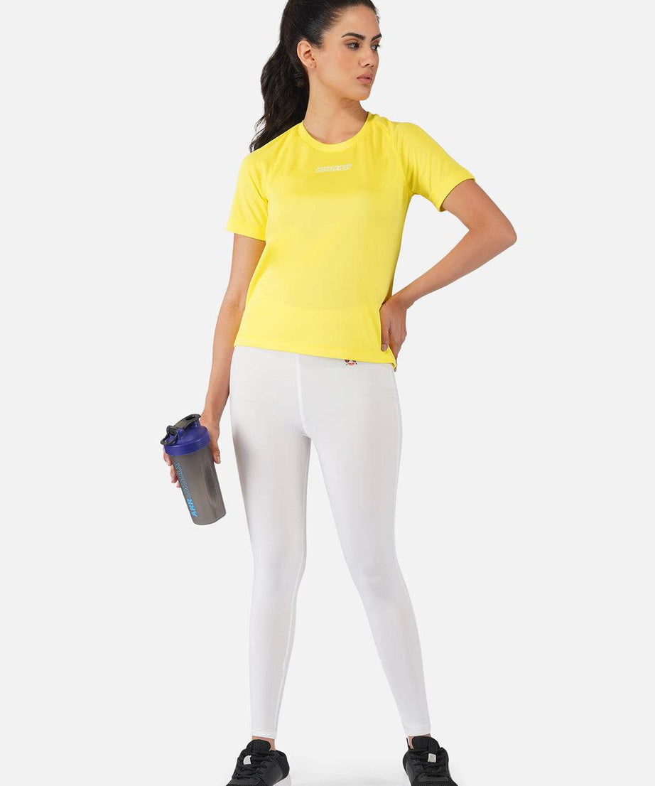 Lemon Yellow Raglan T-Shirt RWW2060 Raglan T-Shirt - royaleway.com