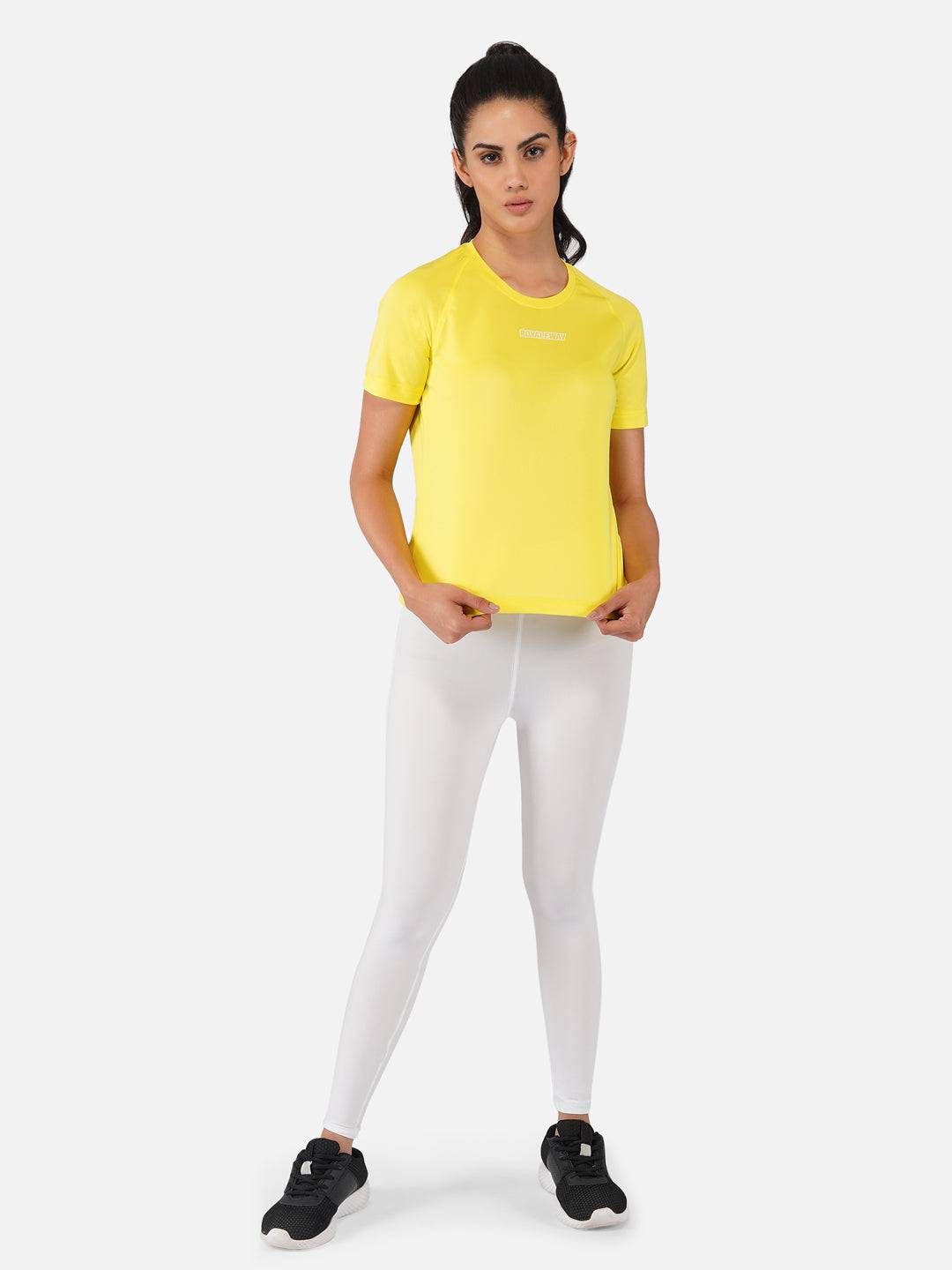Lemon Yellow Raglan T-Shirt RWW2060 Raglan T-Shirt - royaleway.com