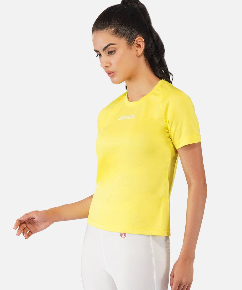 Lemon Yellow Raglan T-Shirt RWW2060 Raglan T-Shirt - royaleway.com