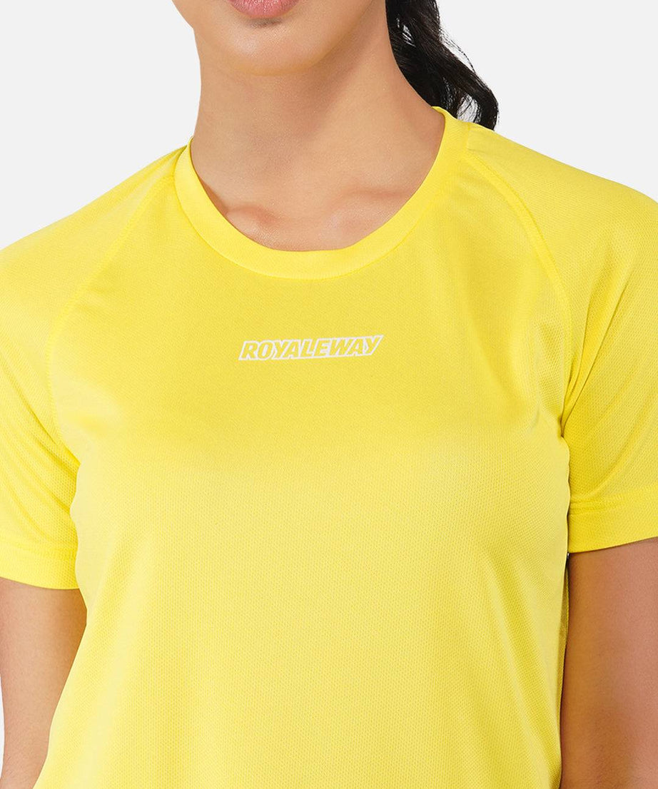 Lemon Yellow Raglan T-Shirt RWW2060 Raglan T-Shirt - royaleway.com