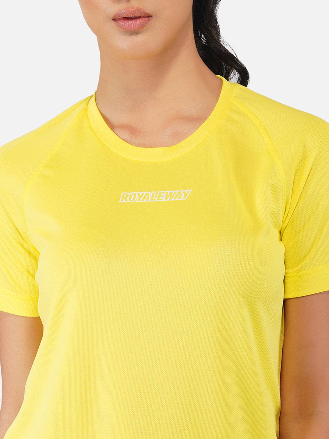 Lemon Yellow Raglan T-Shirt RWW2060 Raglan T-Shirt - royaleway.com