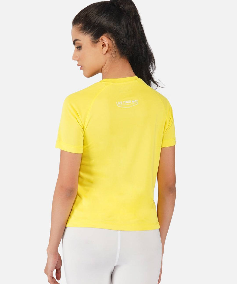 Lemon Yellow Raglan T-Shirt RWW2060 Raglan T-Shirt - royaleway.com