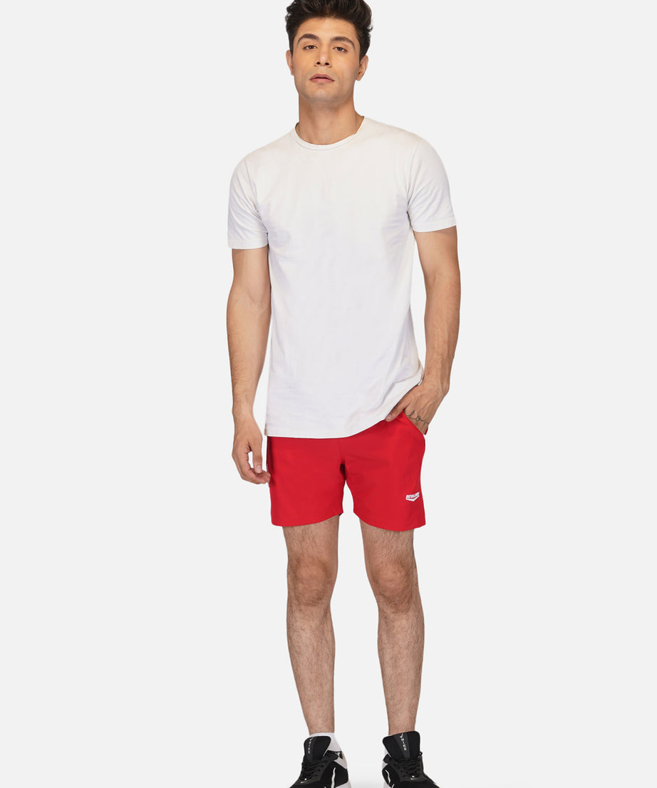 Shorts Sportswear Apparel Men NS Lycra Red RWM1007 NS Lycra Short - royaleway.com
