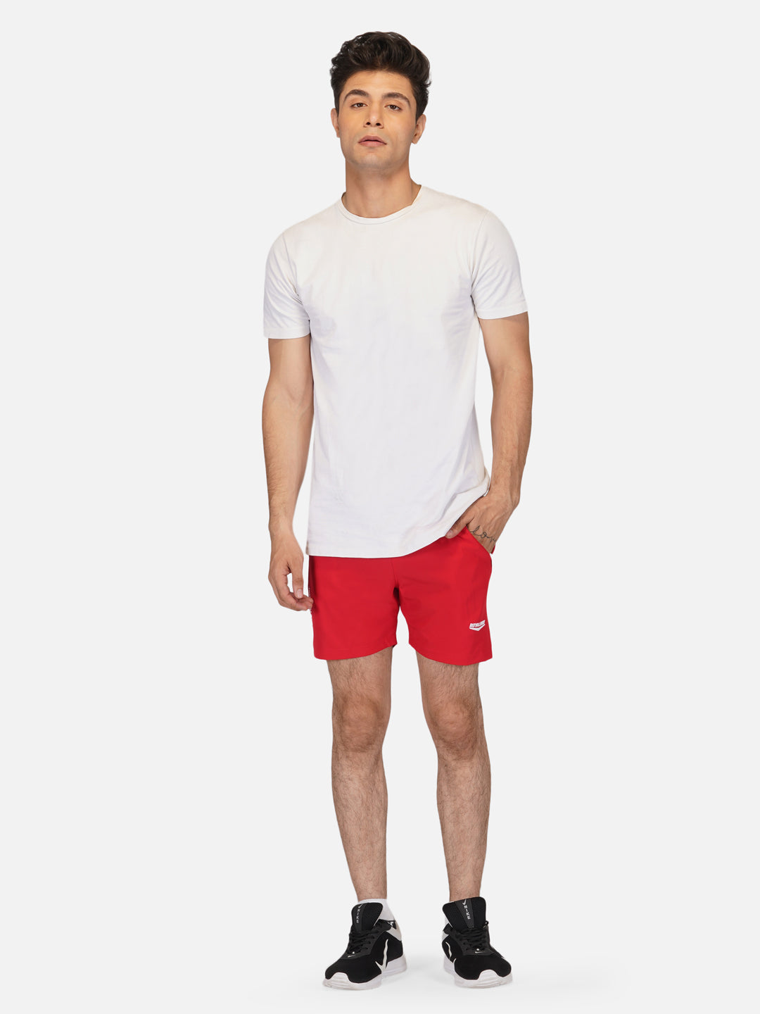 Shorts Sportswear Apparel Men NS Lycra Red RWM1007 NS Lycra Short - royaleway.com