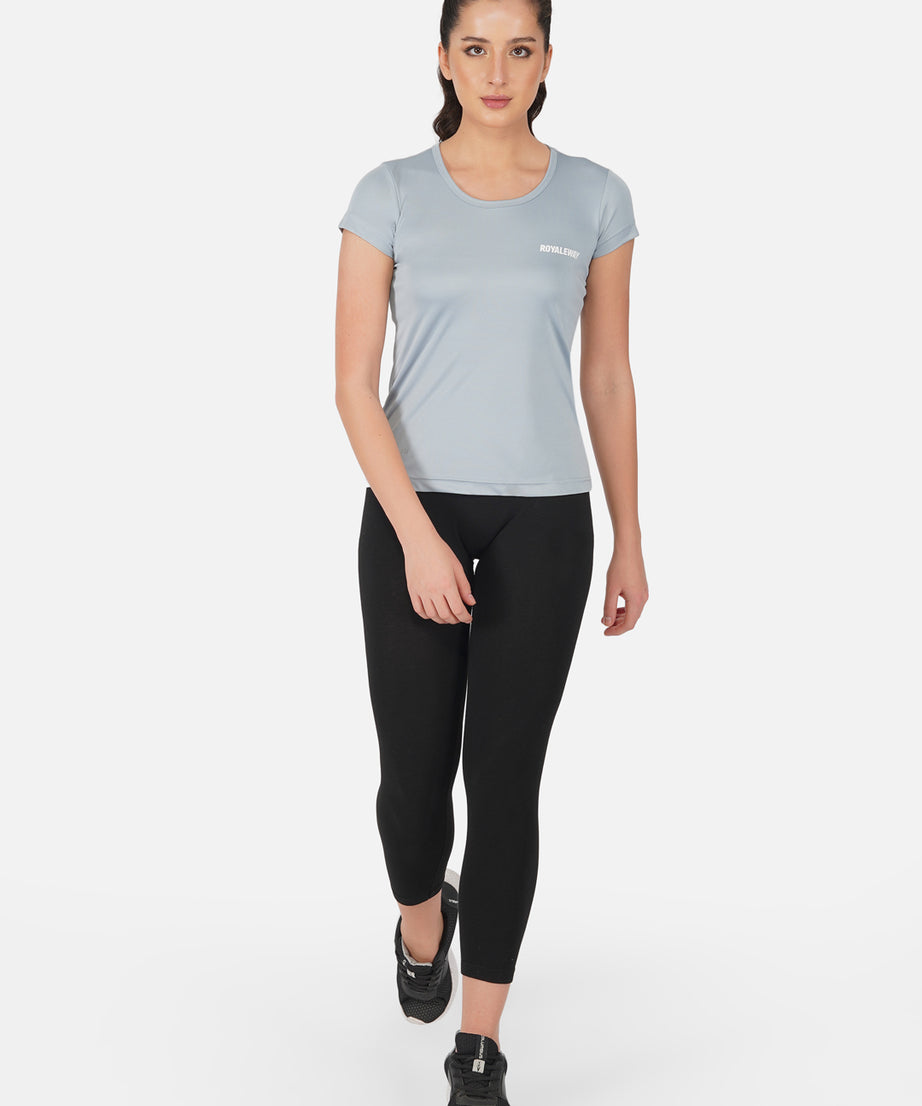DriSOFT T Shirt Top Ash Blue Women RWW2050