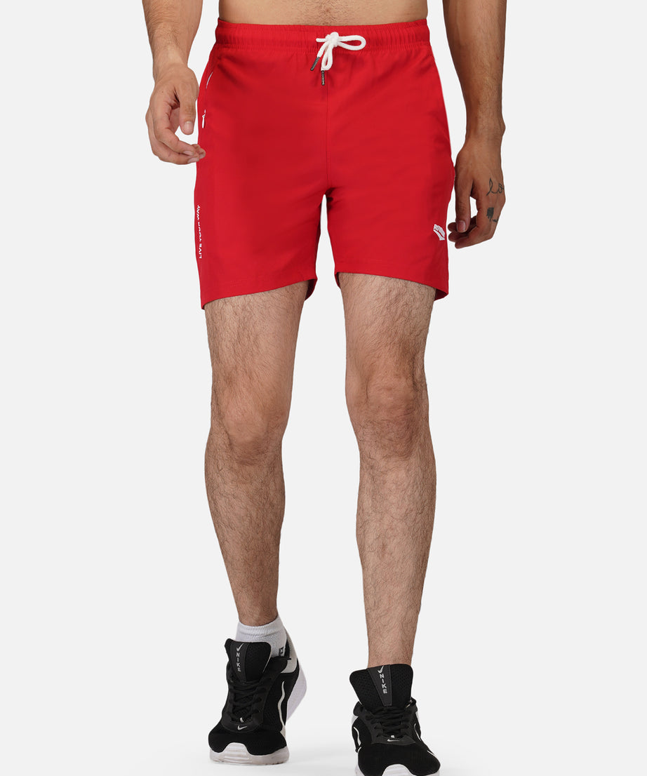 Shorts Sportswear Apparel Men NS Lycra Red RWM1007 NS Lycra Short - royaleway.com