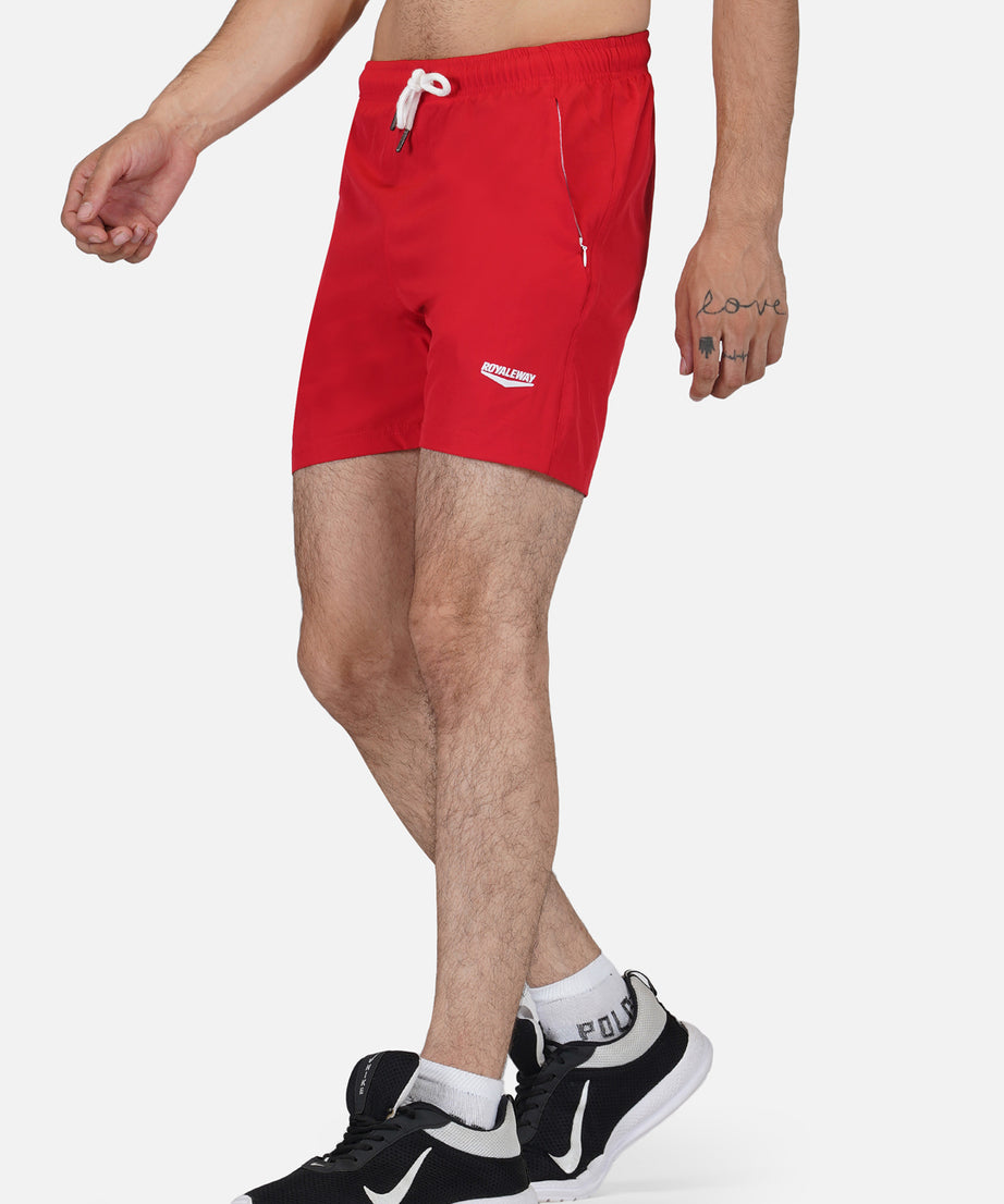 Shorts Sportswear Apparel Men NS Lycra Red RWM1007 NS Lycra Short - royaleway.com